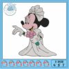 Minnie candy embroidery, disney minnie mouse toys​​​ embroidery