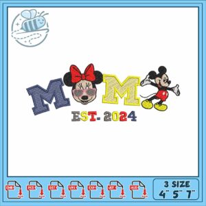 Minnie design 2024 embroidery, crocs disney minnie mouse​ embroidery