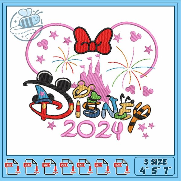 Minnie disney 2024 embroidery, minnie mouse wallpaper​​ embroidery