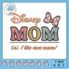 Minnie disney mom color embroidery, minnie mouse images​​ embroidery]