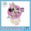 Minnie head art embroidery, minnie mouse disney world​​ embroidery