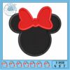 Minnie head easter embroidery, disney mickey minnie mouse​ embroidery