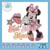 Minnie i’m disney embroidery, disney minnie mouse outfit​ embroidery