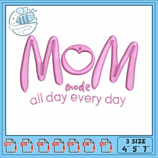 Minnie mode all day embroidery, minnie disney world​​ embroidery