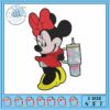 Minnie mouse cartoon embroidery, minnie mouse at disney​​ embroidery