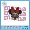 Minnie mouse decor embroidery, minnie mouse decoration​ embroidery