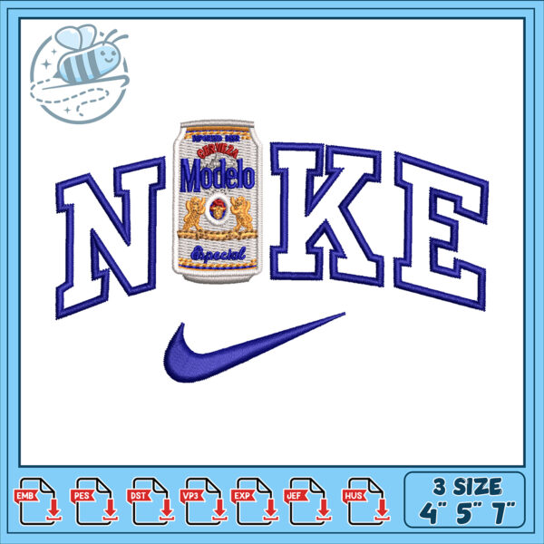 Modelo Nike Embroidery Design 3 Sizes