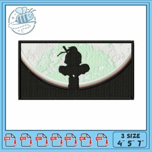 Moonlight Silhouette Embroidery Design for Home Décor