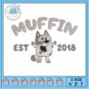 Mini bluey design embroidery, bluey mini episodes​ embroidery