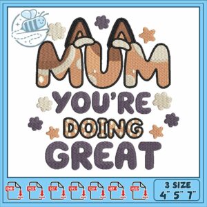 Mum doing great art embroidery Mum doing great art embroidery