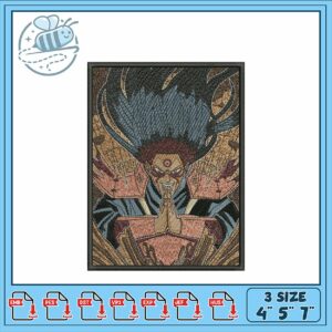 Mystical Warrior Embroidery Design for Crafts