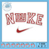 NUKE Embroidery Design 4x5x7 Inch