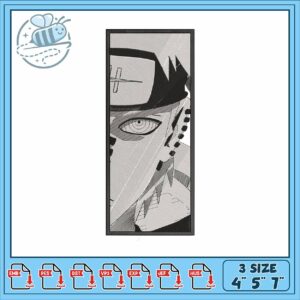 Nagato pain art design embroidery