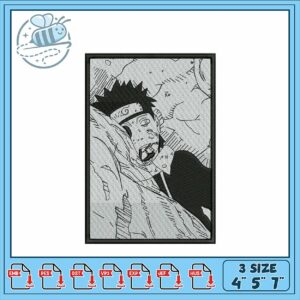 Naruto Inspired Embroidery Design for All Levels