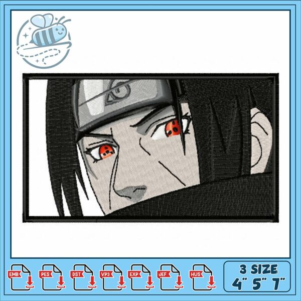 Naruto Inspired Embroidery Design for All Projects