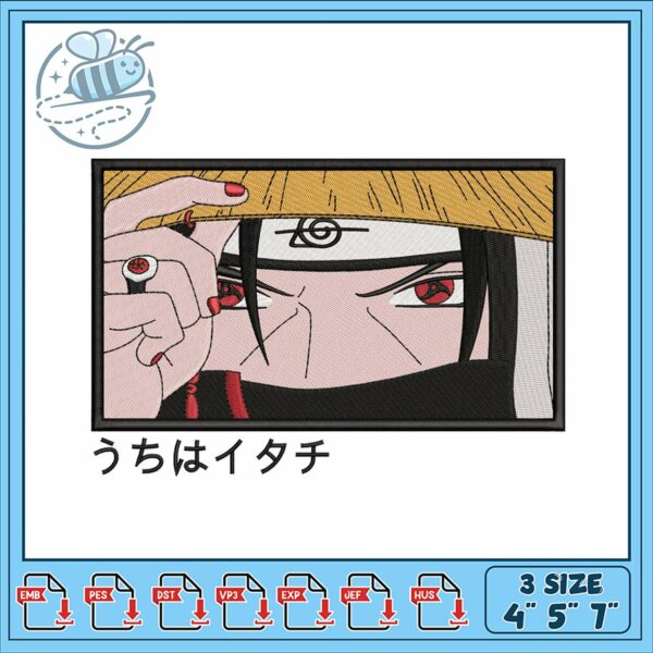 Naruto Inspired Embroidery Design for Crafting Fun