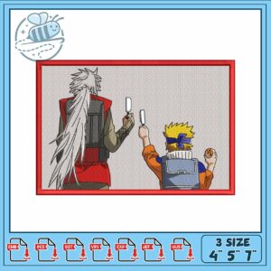 Naruto and Jiraiya Embroidery Design Pattern Files Naruto and Jiraiya Embroidery Design Pattern Files