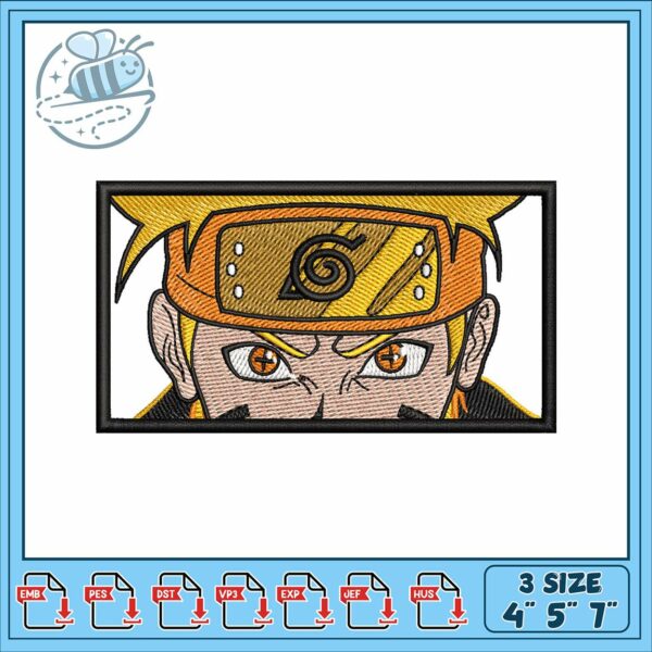 Naruto eye design embroidery, all naruto eyes​ embroidery