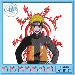 Naruto shippuden embroidery