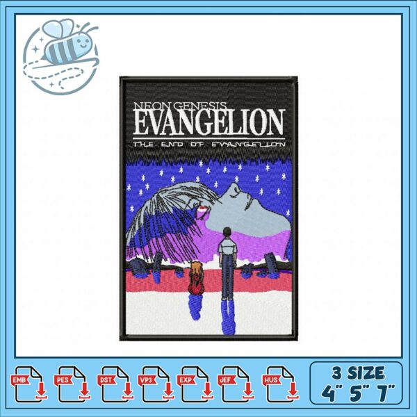 Neon Genesis Evangelion Embroidery Design Download