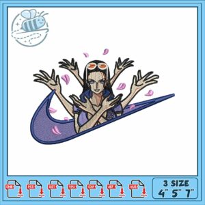 Nico robin design art embroidery