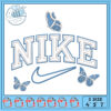 Nike Christmas Embroidery Design