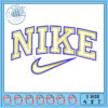 Nike Embroidery Design File in Three Sizes Available