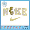 Nike Embroidery Design with Girl