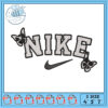 Nike Embroidery Design with Football Player and Logo