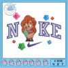 Nike Embroidery Design with Snoopy & Care Bear