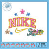 Nike Embroidery Design with Hearts – 3 Sizes