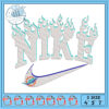 Nike Embroidery Design, 3 Sizes