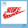 Nike Hearts Embroidery Design for Custom Projects