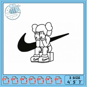 Nike Inspired Embroidery Design for Creative Projects