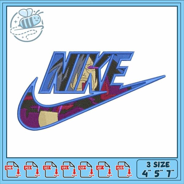 Nike Logo Embroidery Design Multiple Sizes Available