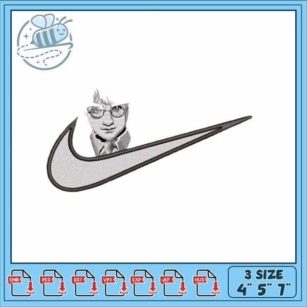 Nike Logo Embroidery Design for Creative Projects