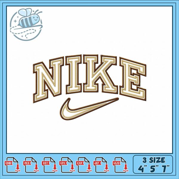 Nike Logo Embroidery Design for Custom Fabrics