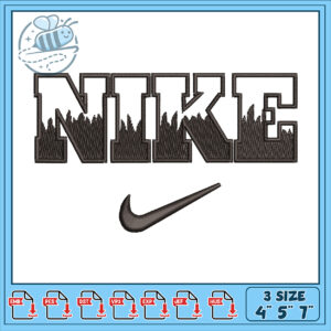 Nike Logo Embroidery Design for Easy Sewing Files