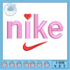 Nike Logo Embroidery Design Three Sizes Available