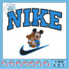 Nike Mickey Minnie Embroidery Design