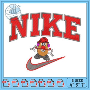 Nike Mr Potato Head Embroidery Design