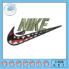 Nike Simpsons Embroidery Design 4×7 Inch