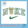 Nike Style Embroidery Design in Three Sizes 45×30