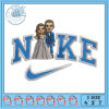 Nike Weed Embroidery Design 4x5x7 Inch