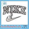 Ninja Nike Swoosh Embroidery Design