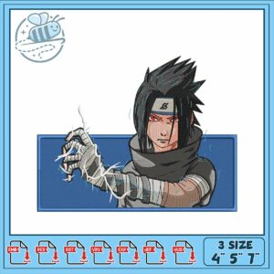 Ninja Embroidery Design for Crafts and Projects