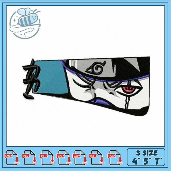 Ninja Inspired Embroidery Design for Creative Projects