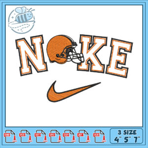 Noke Embroidery Design Football Helmet