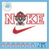 Noke Embroidery Design with Duck Character 3 Sizes