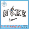 Olaf Nike Embroidery Design